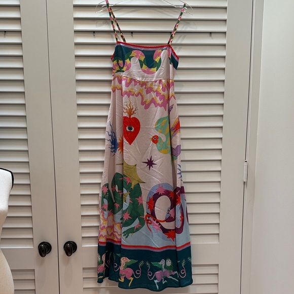 Colorful Maxi Dress size S - Picture 2 of 3